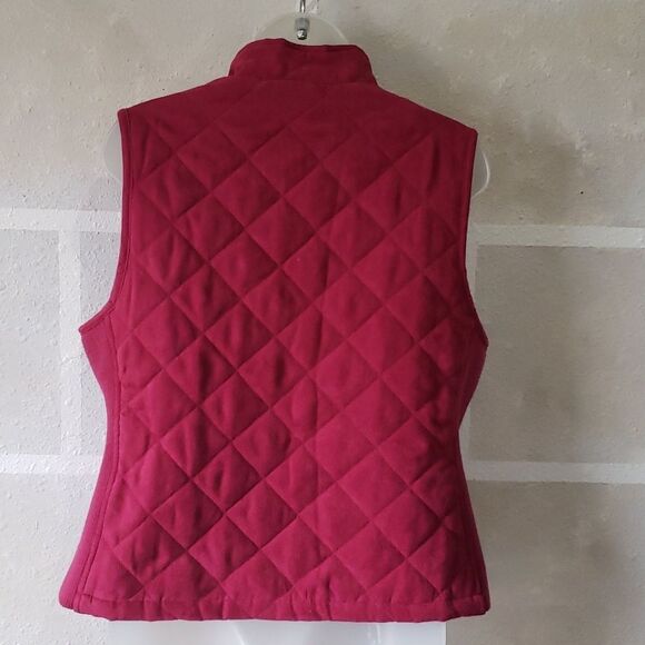 Croft and Barrow Super Soft Maroon Vest - Picture 6 of 6